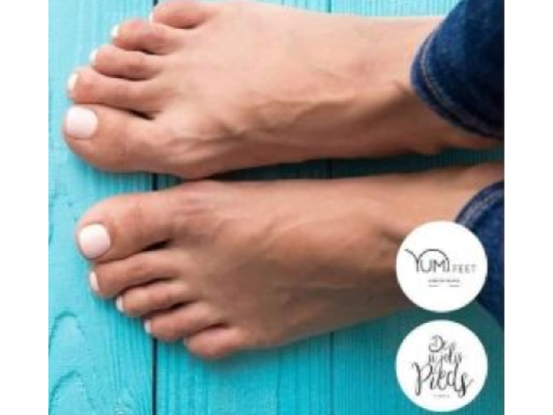Traitement anti-callosits YUMI-FEET avec Beaut des ongles pieds
